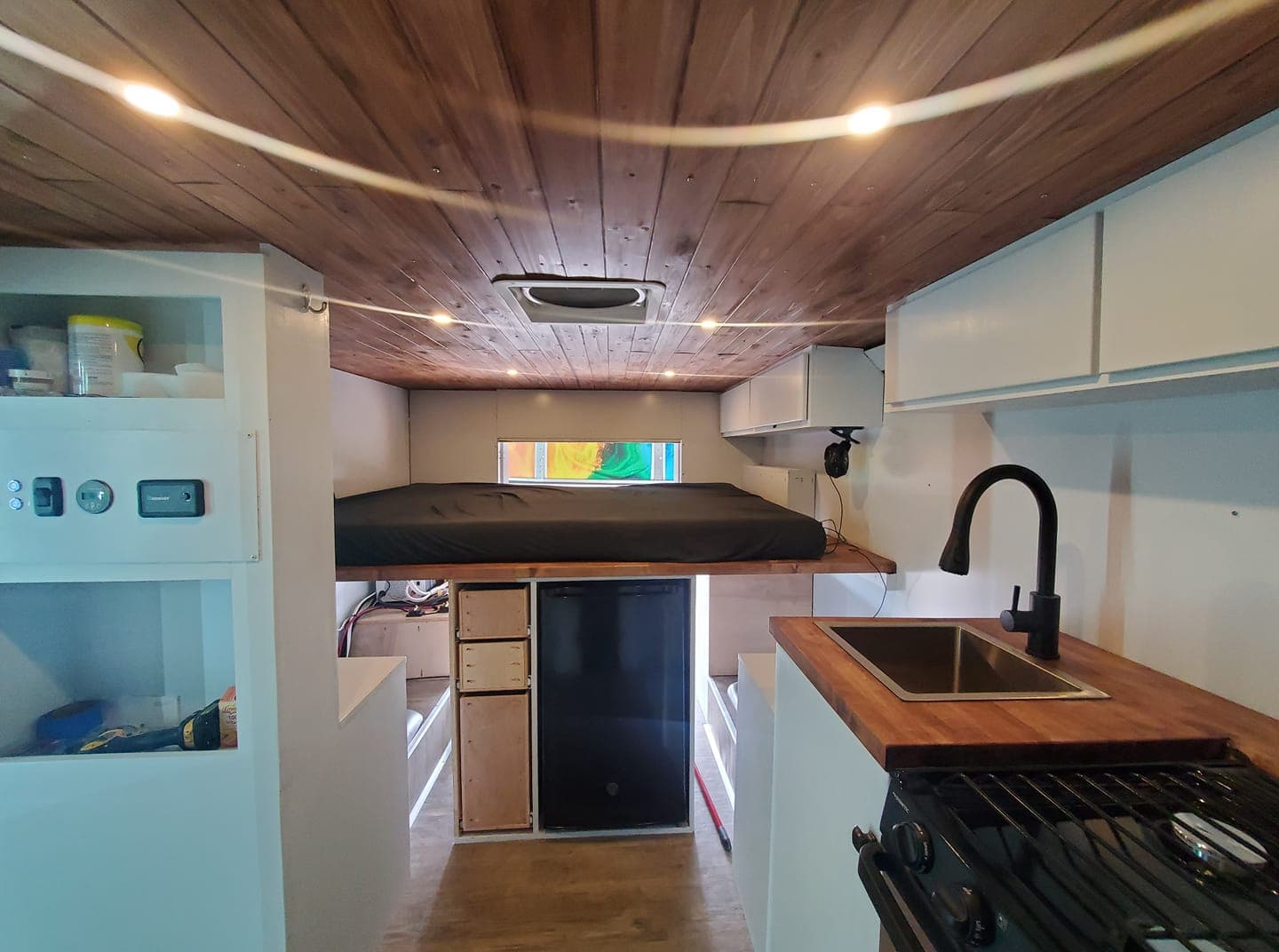 the van in its final stages